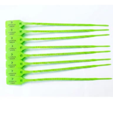 Green Straplox Plastic Security Seal (35cm)