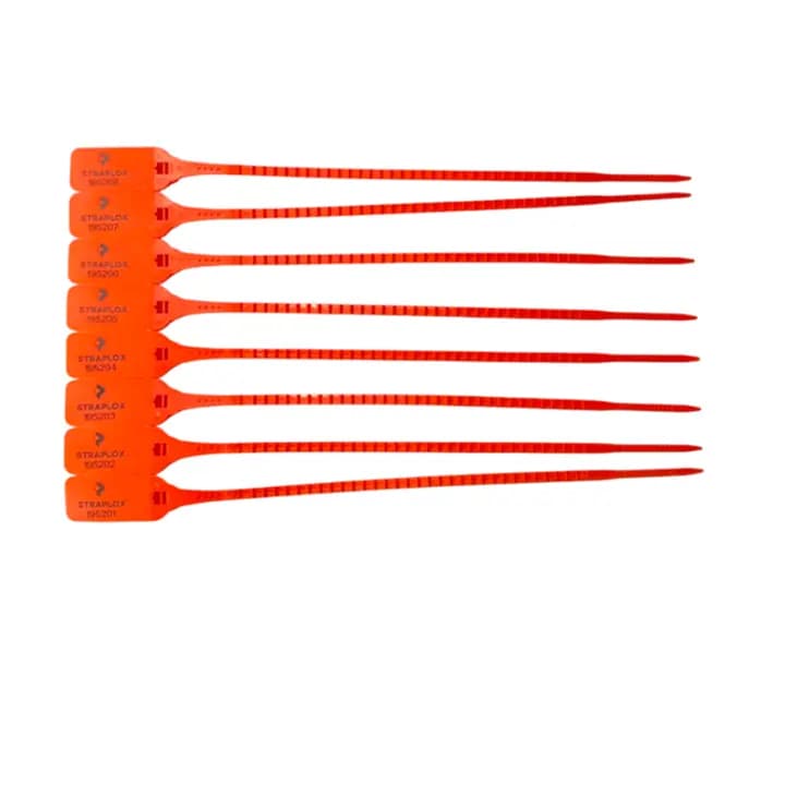 Orange Straplox Plastic Security Seal (35cm)