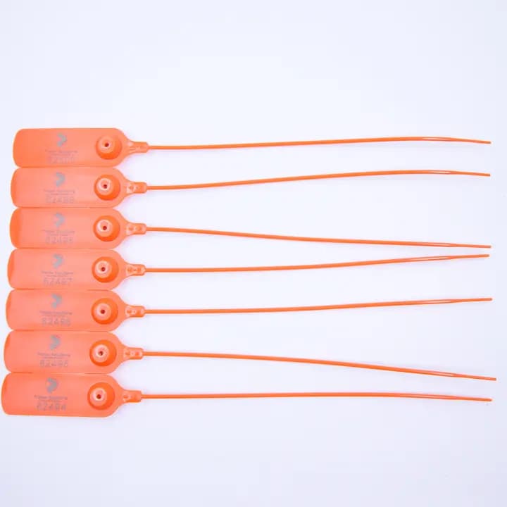  Orange Plastic Seal with Cylindrical tail Big Flag (30cm)