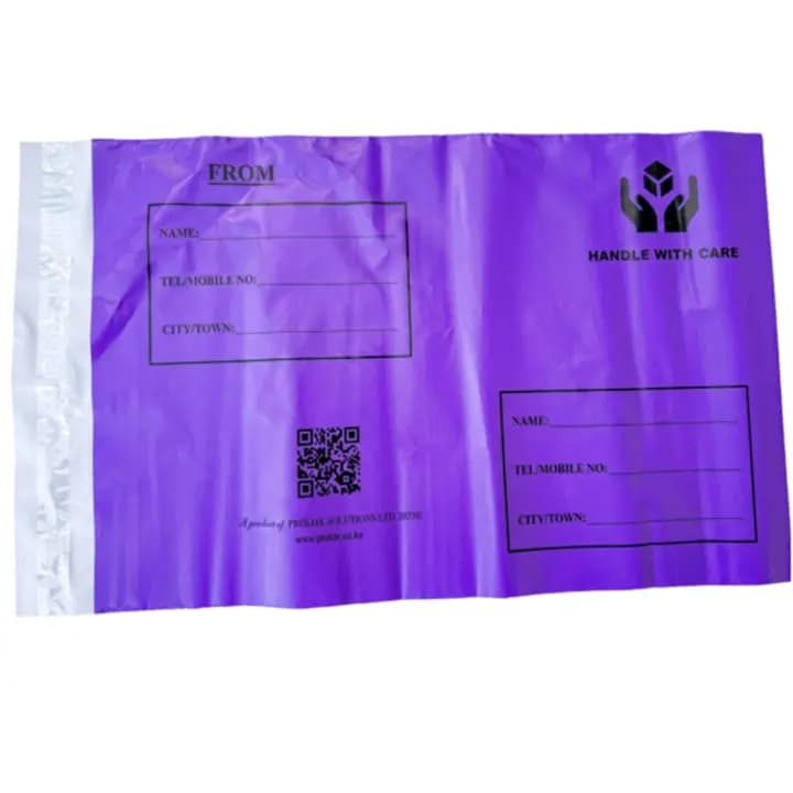  Purple Tamper Evident Polymailer Bag 28*42cm L (PURPLE)