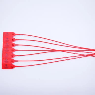Red Plastic Seal with Cylindrical tail Small Flag (40cm)