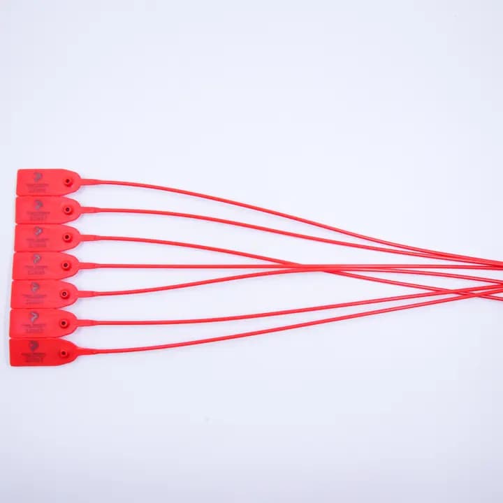  Red Plastic Seal with Cylindrical tail Small Flag (40cm)