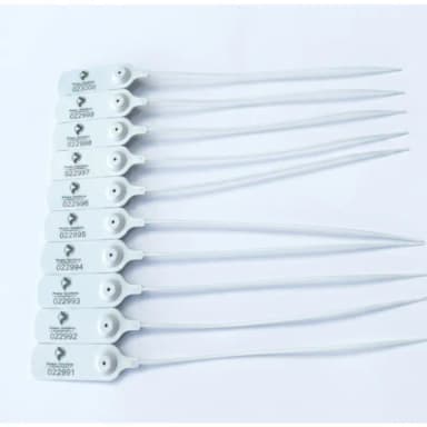White Plastic Seal with Cylindrical tail Big Flag (30cm)