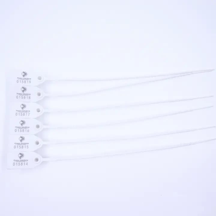 White plastic seal with ribbed tail. (25cm)