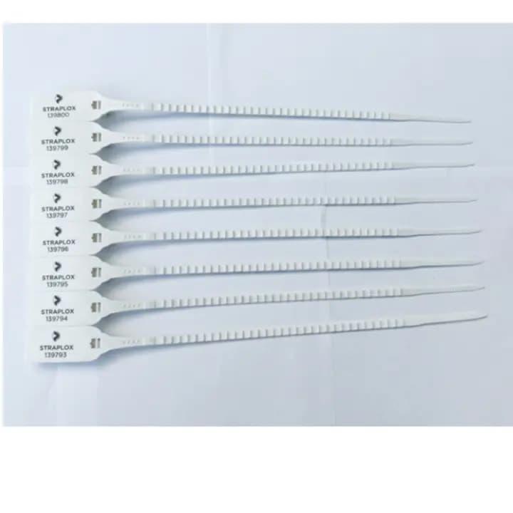 White Straplox Plastic Security Seal (35cm)