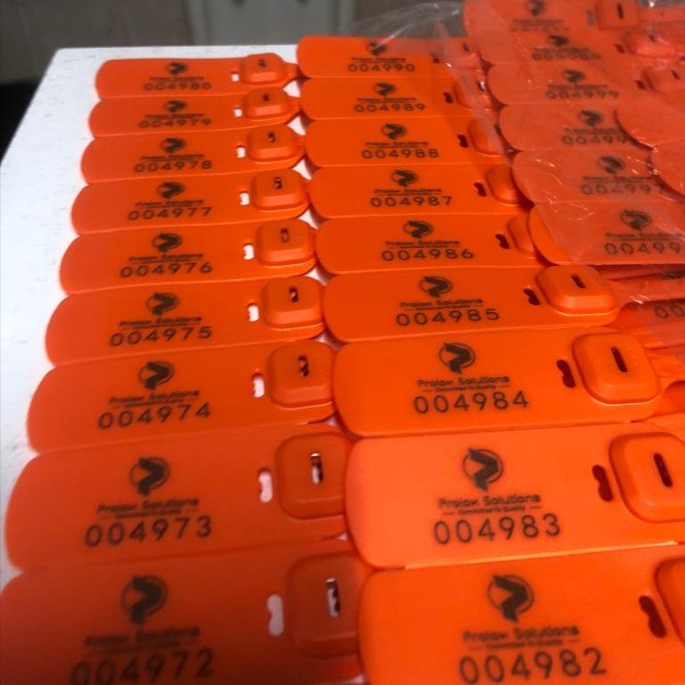  Orange Plastic Security Seal (30cm)