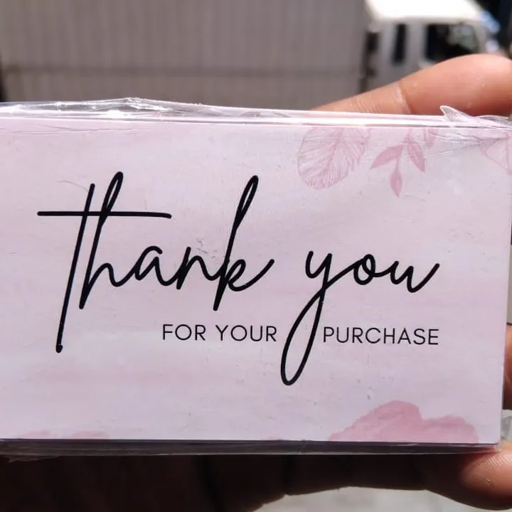 50 Thankyou Cards