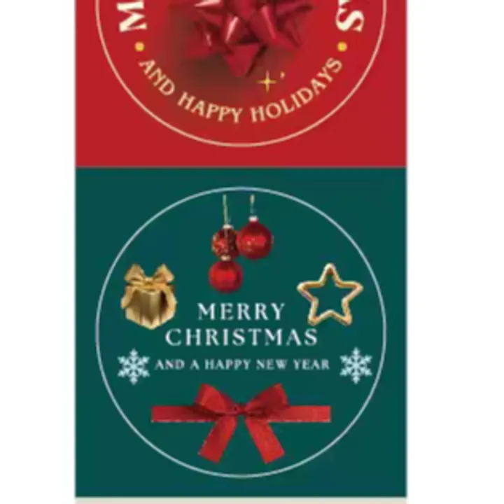 Christmas Thankyou Stickers 