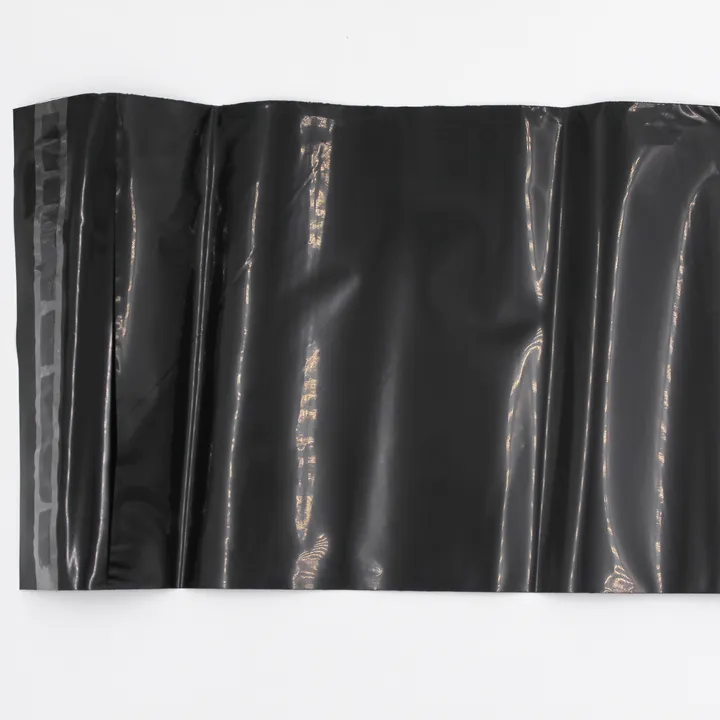 Plain Black Tamper Evident Polymailer Bag 20*30cm S (BLACK)